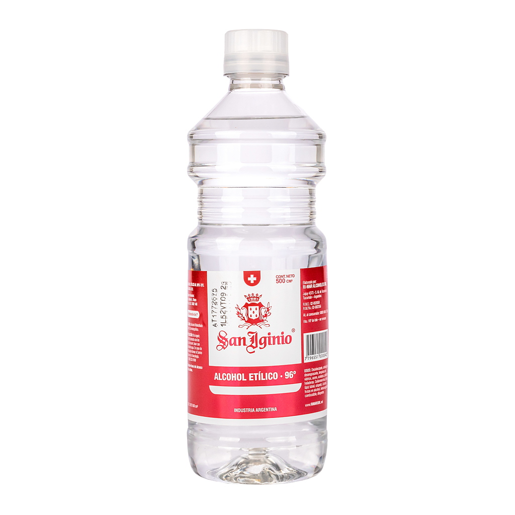 SAN IGINIO Alcohol fino 96% 500ml