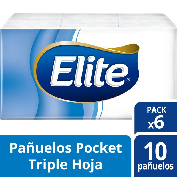 ELITE Pañuelos descartables x6paq