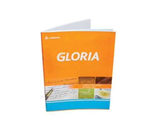 GLORIA Cuaderno tapa blanda x48hojas CUADRICULADO