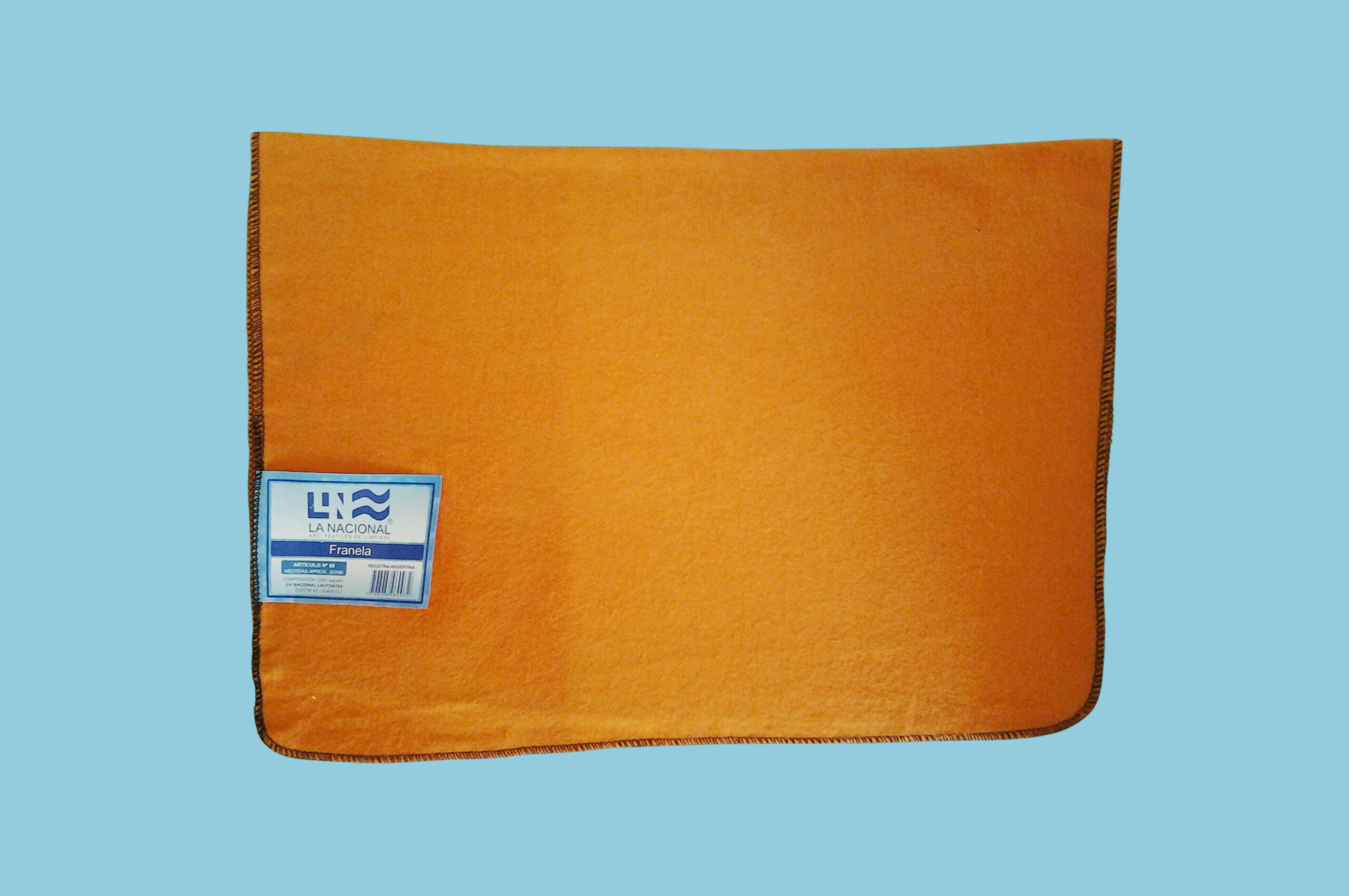LA NACIONAL Franela naranja 50*60
