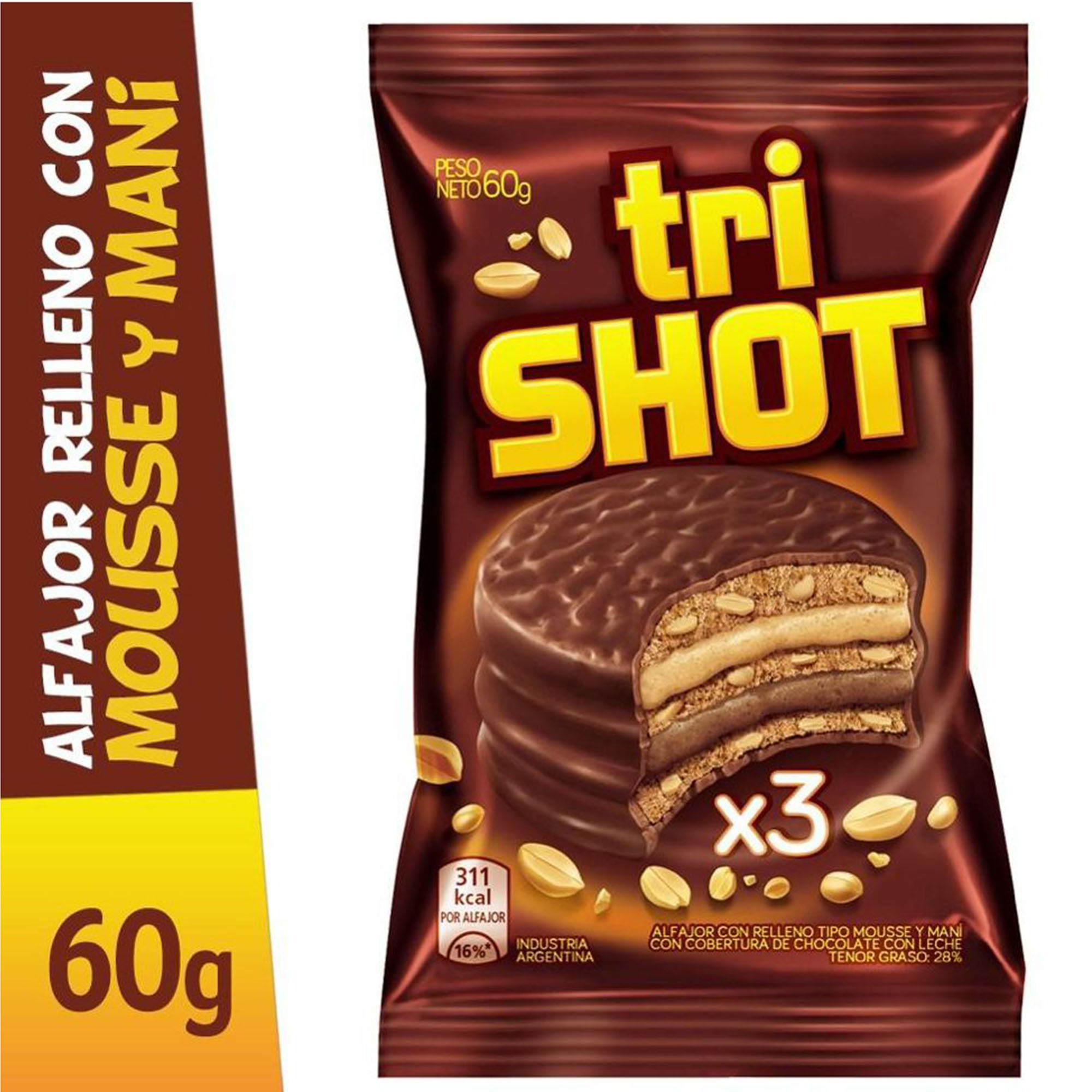 TRI SHOT Alfajor triple