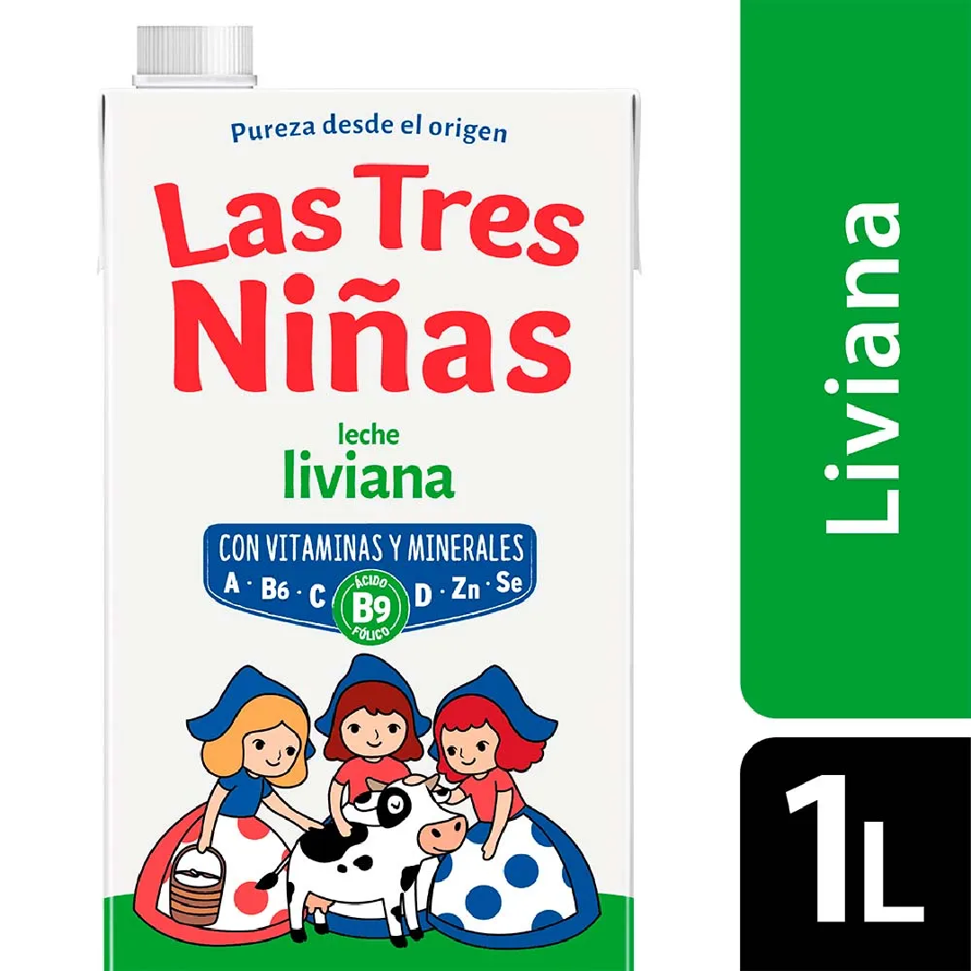 LAS TRES NIÑAS Leche 1%