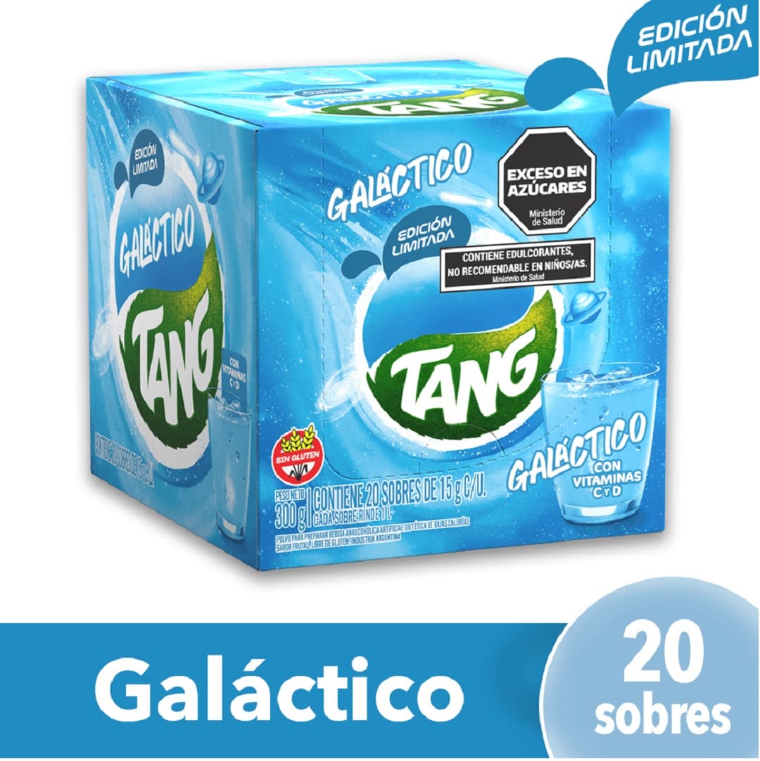 TANG Jugo en polvo GALACTICO x20 sobres