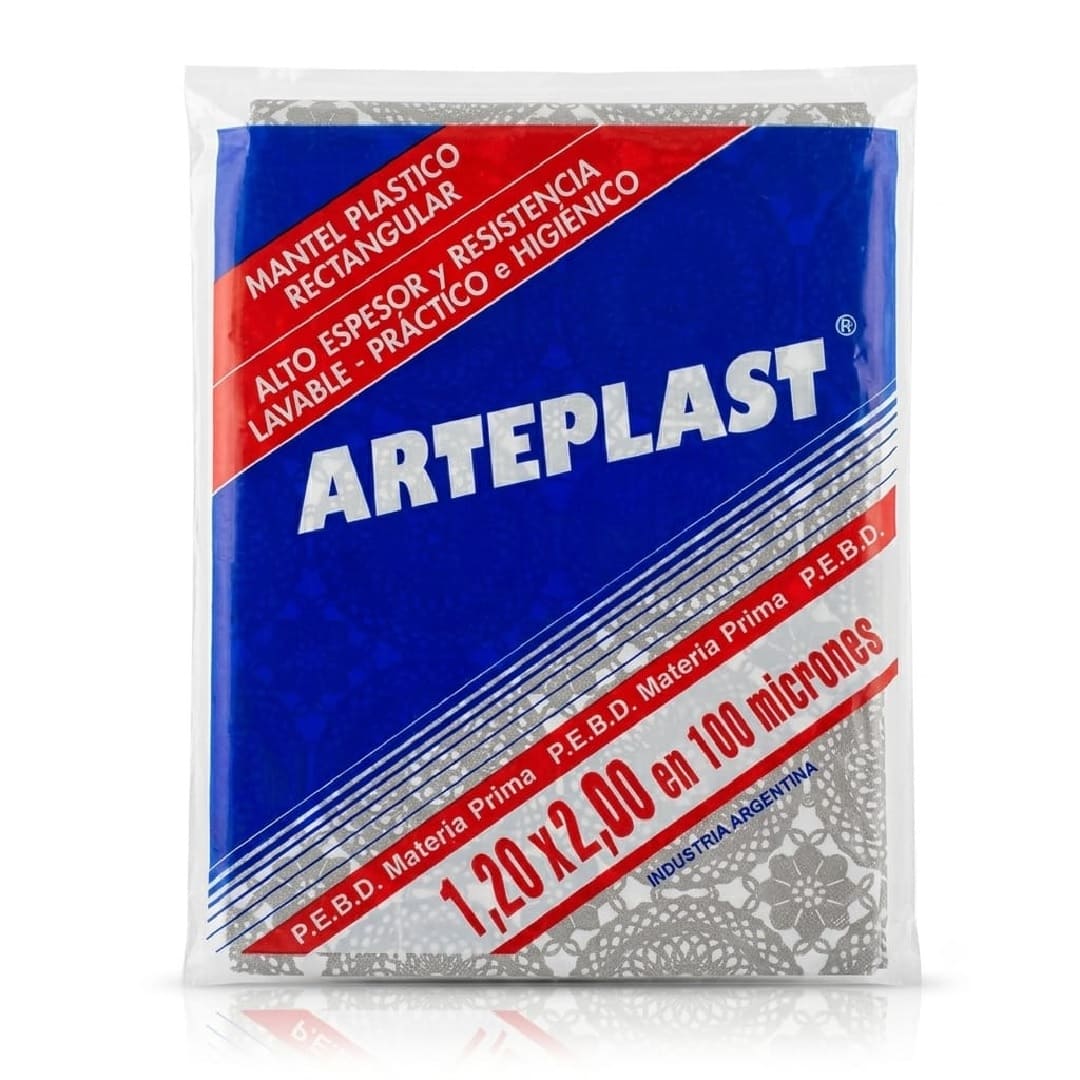 ARTEPLAST Mantel Plastico Plateado