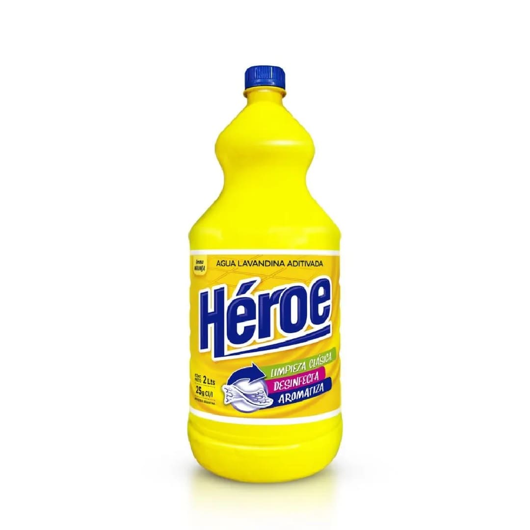 HÉROE Lavandina clásica 2L