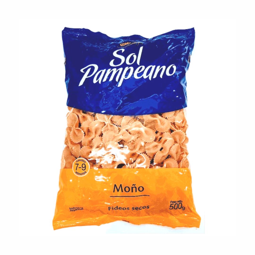 SOL PAMPEANO Fideos Moño 500gr