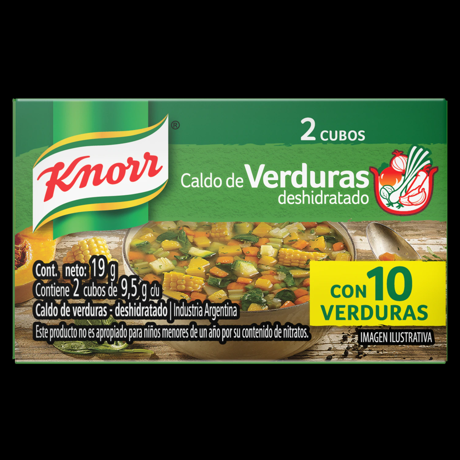 KNORR Caldo Verduras x2u