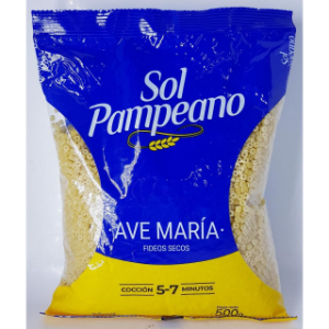 SOL PAMPEANO Fideos Ave Maria 500gr