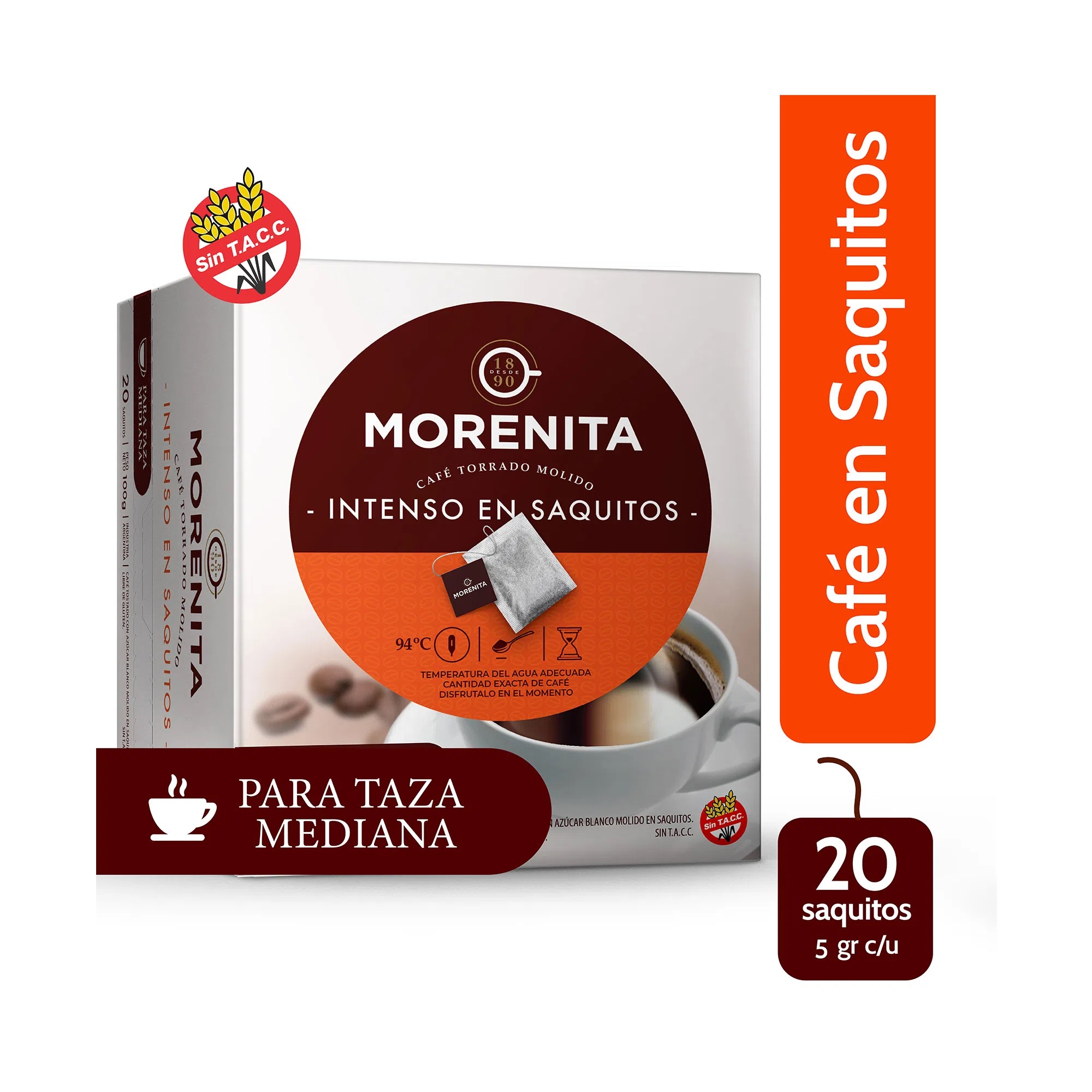 LA MORENITA Café Saquitos x20u