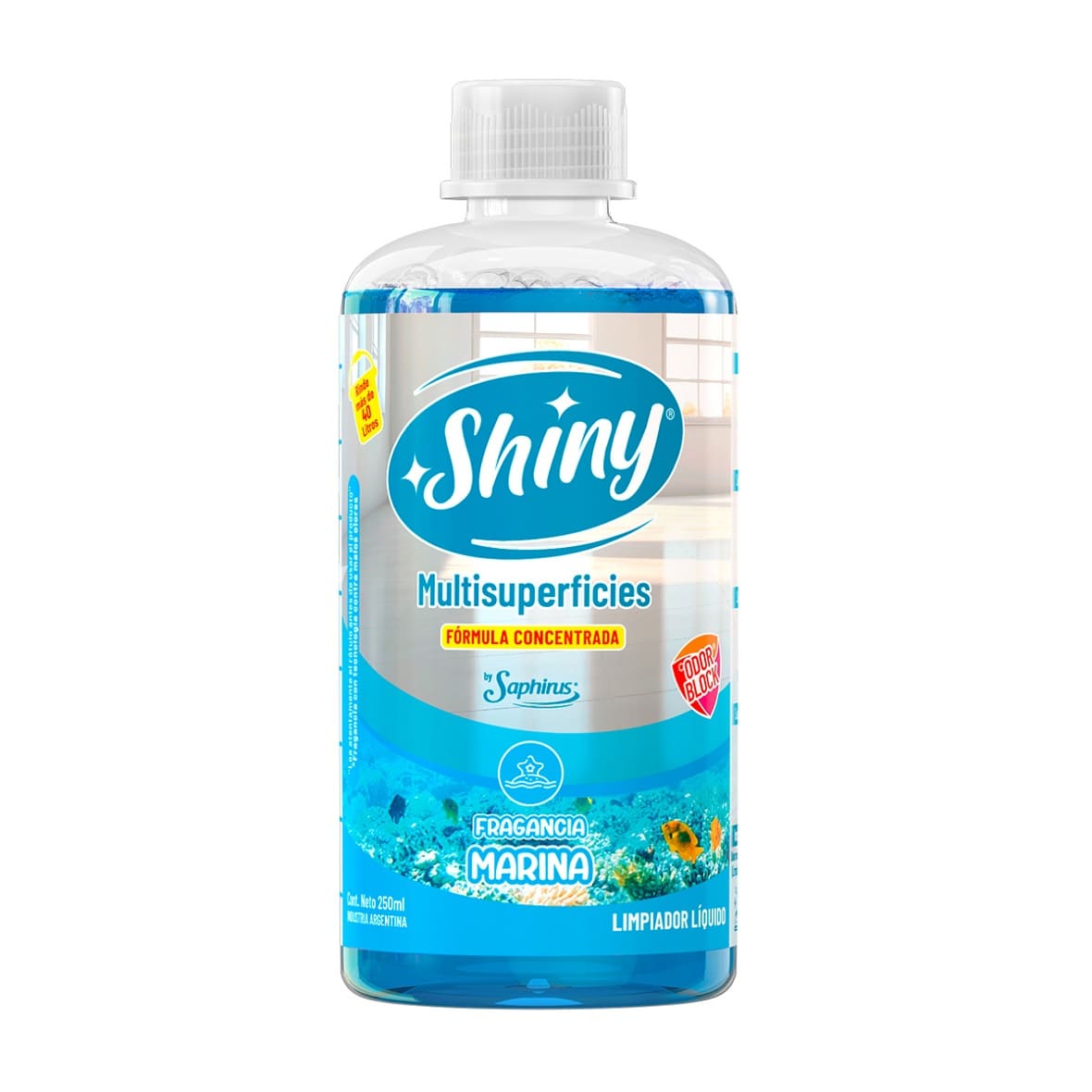 SHINY Limpiador Liquido concentrado Marina x250ml