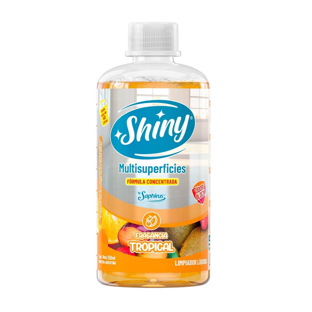 SHINY Limpiador Liquido concentrado Tropical x250ml